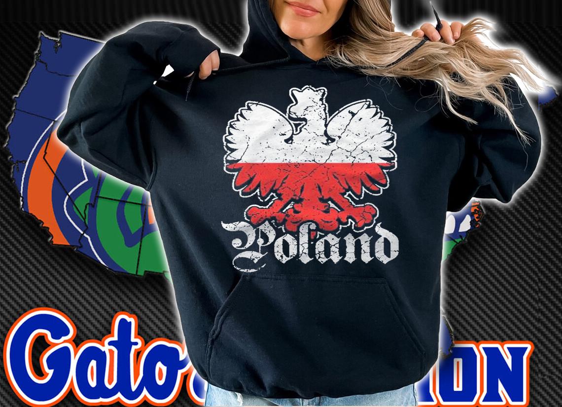 Poland Polish Eagle Flag Coat Of Arms Warsaw Fan Shirt hoodie