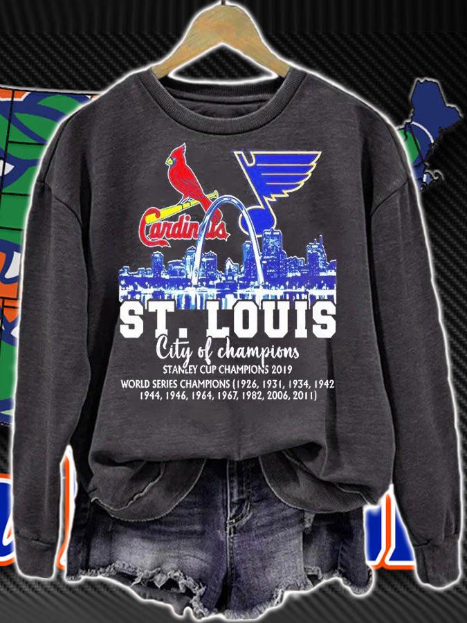 St. Louis City Of Champions World Series Champions T-Shirt sweatshirt