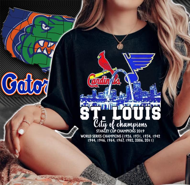 St. Louis City Of Champions World Series Champions T-Shirt woman shirt