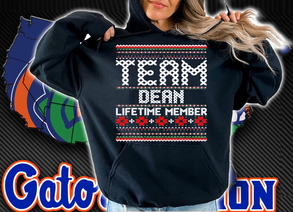 Team Dean Lifetime Member Ugly Christmas T-Shirt hoodie