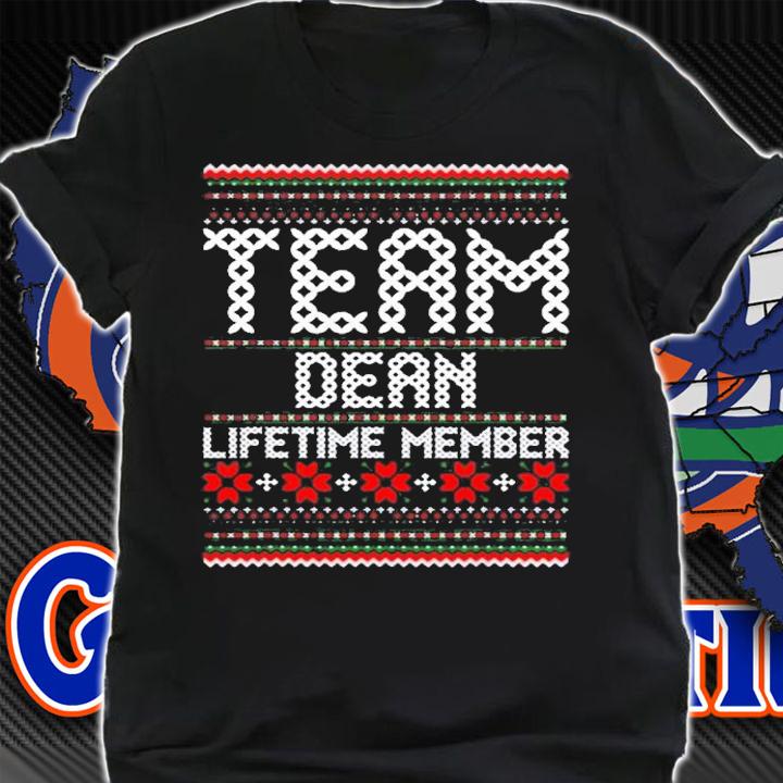 Team Dean Lifetime Member Ugly Christmas T-Shirt shirt