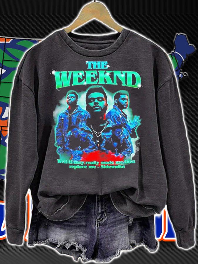 The Weeknd Well If They Really Made Me Then Replace Me Sidewalks T-Shirt