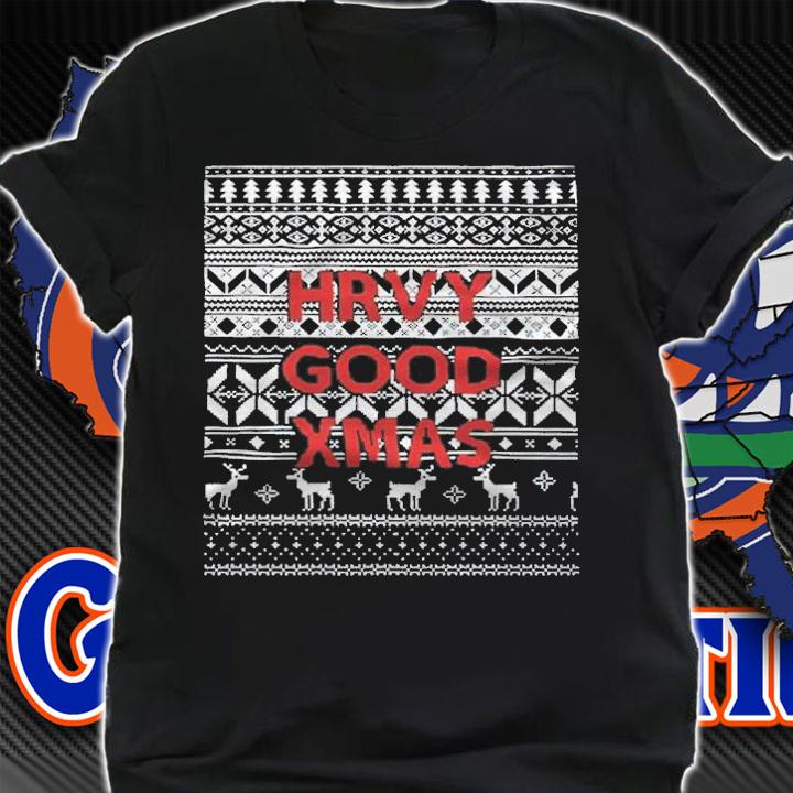 Ugly Hrvy good Xmas Merry Christmas 2021 T-shirt