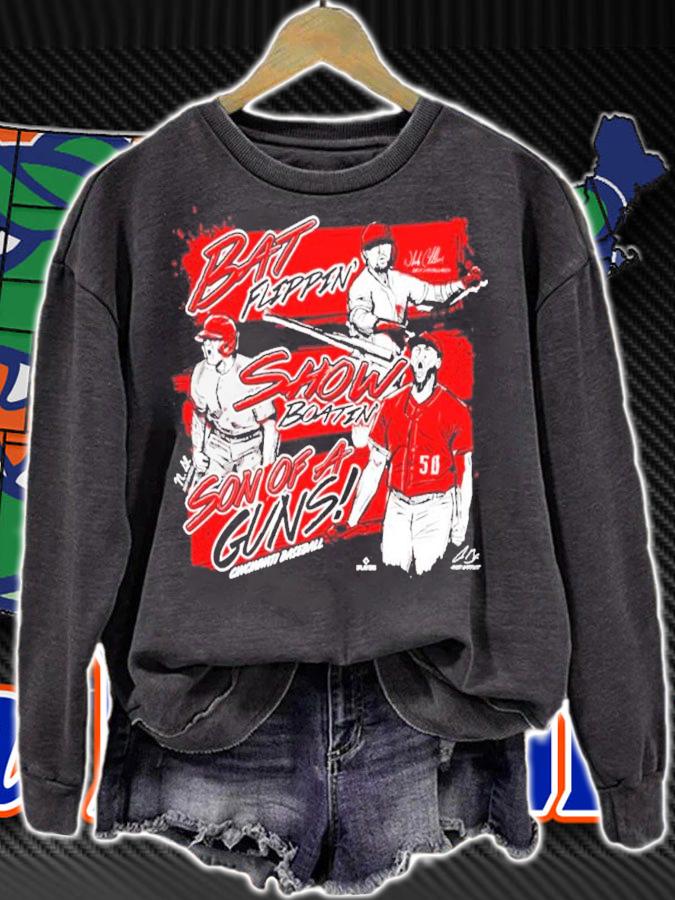 Bat Flippin' Show Boatin' Son of a Guns shirt