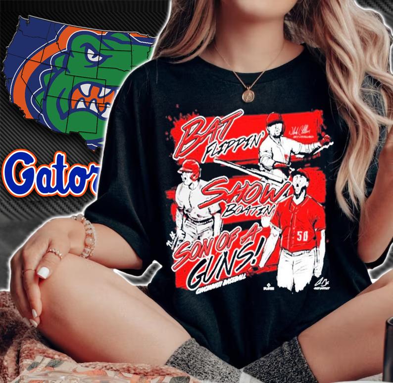 Bat Flippin' Show Boatin' Son of a Guns shirt