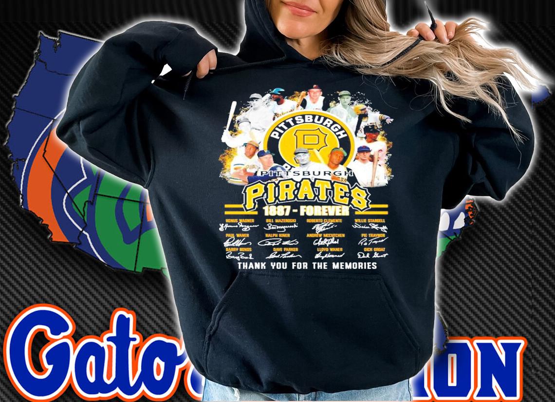 Pittsburgh Pirates 1887 forever signatures shirt hoodie