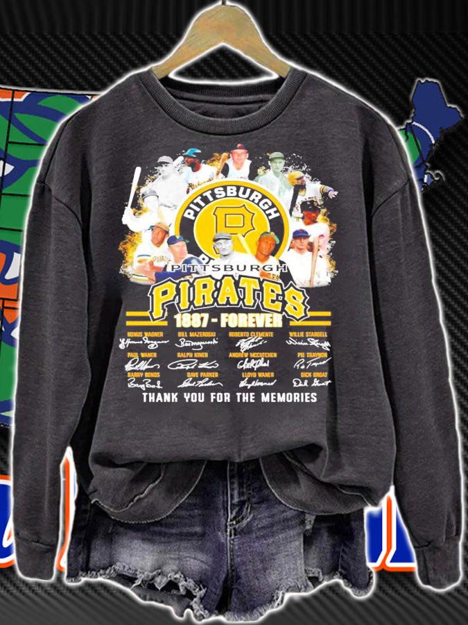 Pittsburgh Pirates 1887 forever signatures shirt sweatshirt