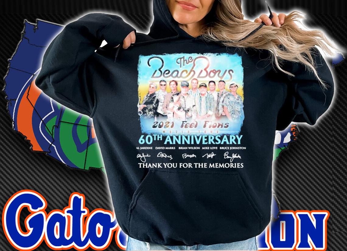 The Beach Boys 2021 feel flows 60th anniversary signatures shirt