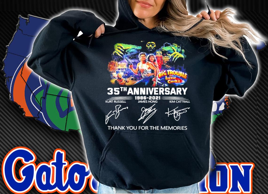 35th anniversary Big Trouble in little China 1986-2021 thank you for the memories shirt