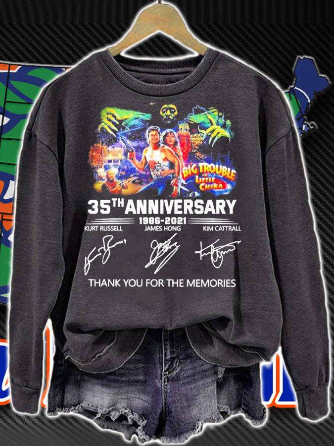 35th anniversary Big Trouble in little China 1986-2021 thank you for the memories shirt
