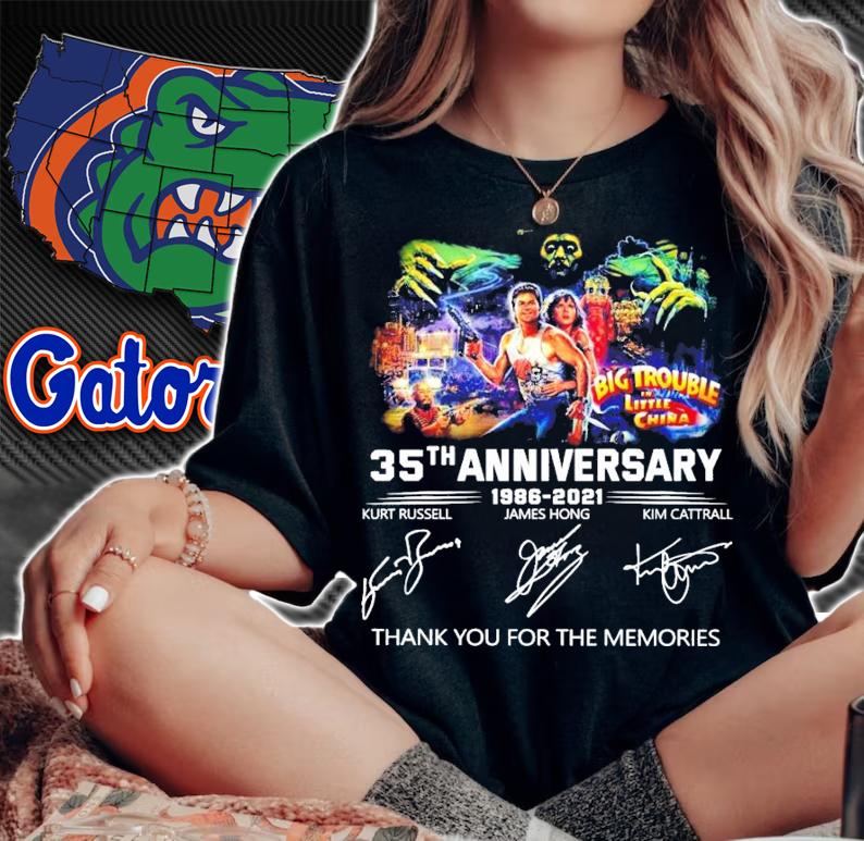 35th anniversary Big Trouble in little China 1986-2021 thank you for the memories shirt