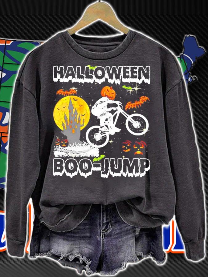 Halloween Boo Jump shirt sweatshirt