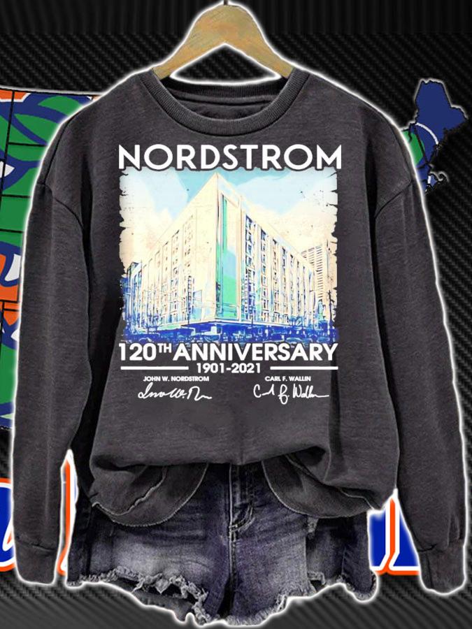 Nordstrom 120th anniversary 1901-2021 signature shirt sweatshirt
