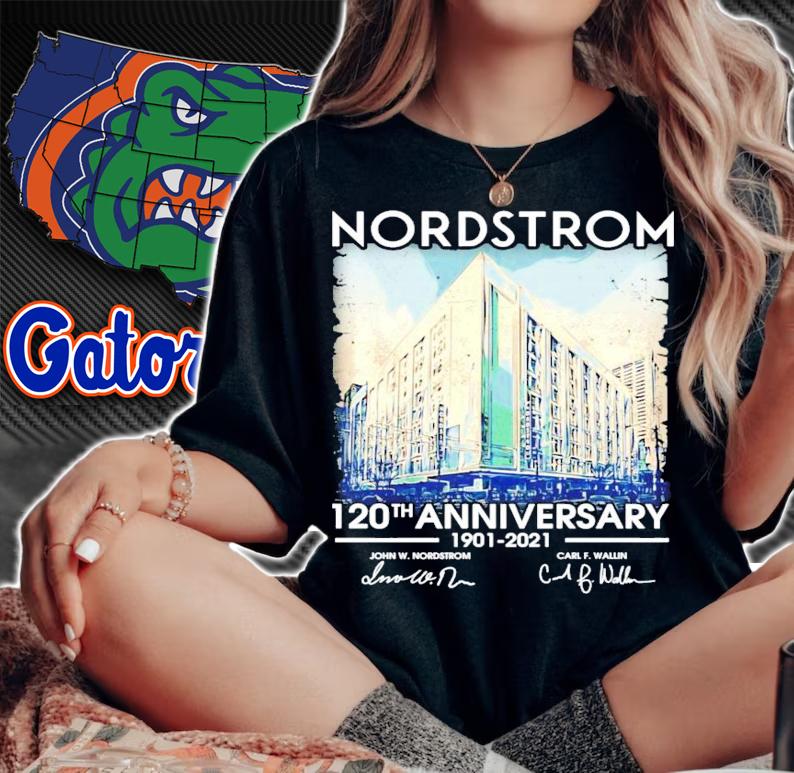 Nordstrom 120th anniversary 1901-2021 signature shirt woman shirt