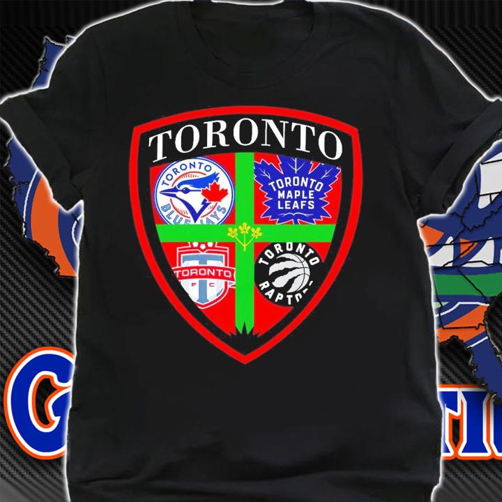 Toronto Blue Jays Maple Leafs FC Raptors shirt shirt