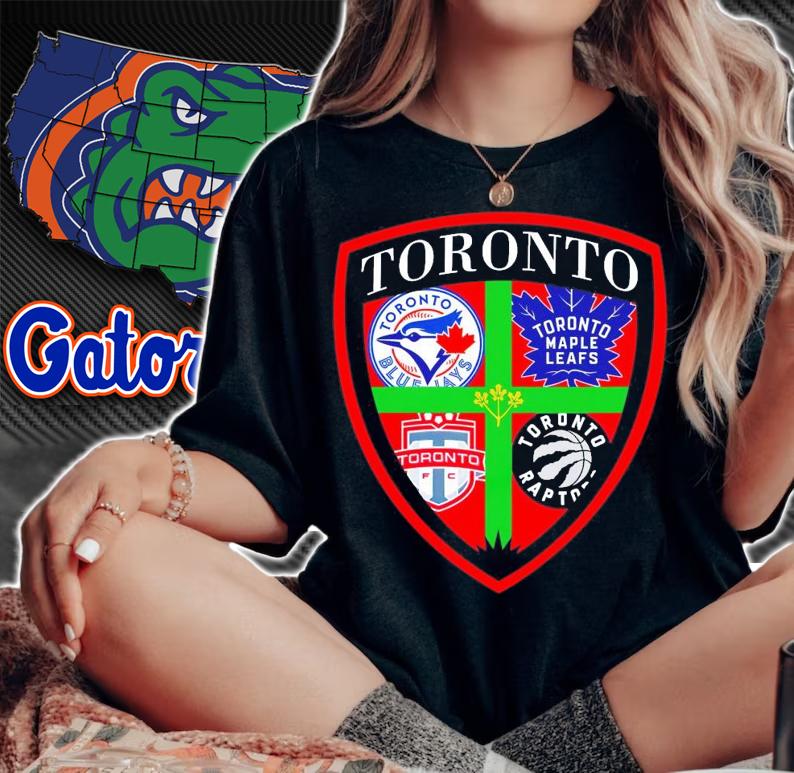 Toronto Blue Jays Maple Leafs FC Raptors shirt woman shirt