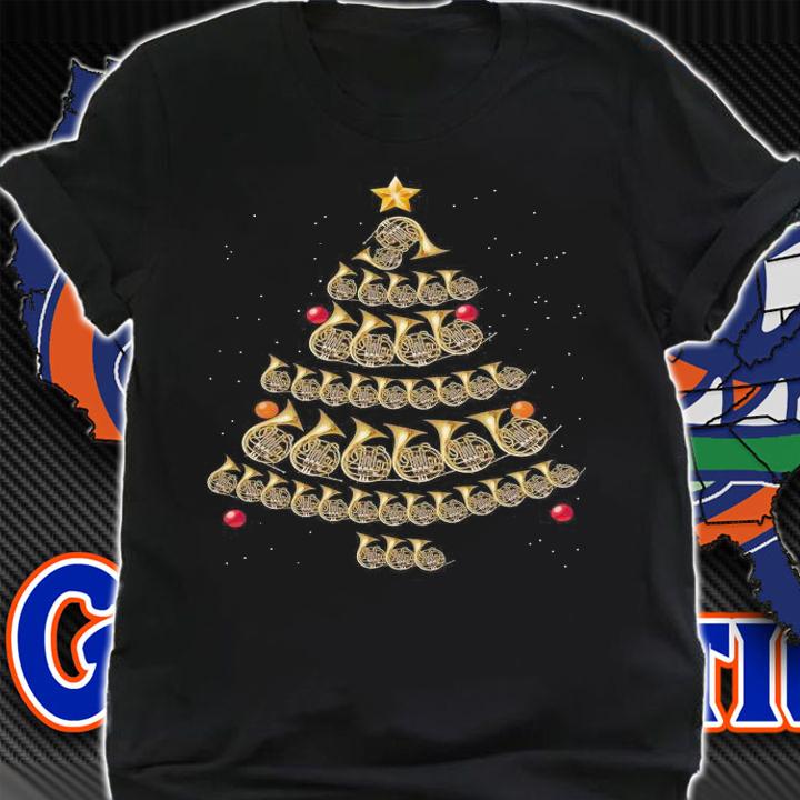 Trumpet Christmas Tree Sweater.Jpg t-shirt