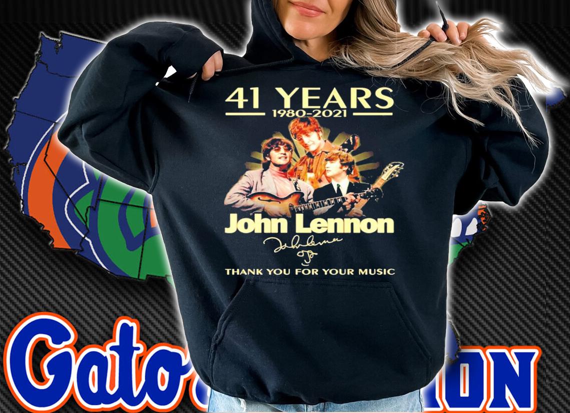42 years 19802-2021 John Lennon signature shirt