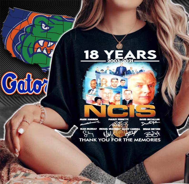 81 years 2003-2021 NCIS signature thank you for the memories shirt woman shirt