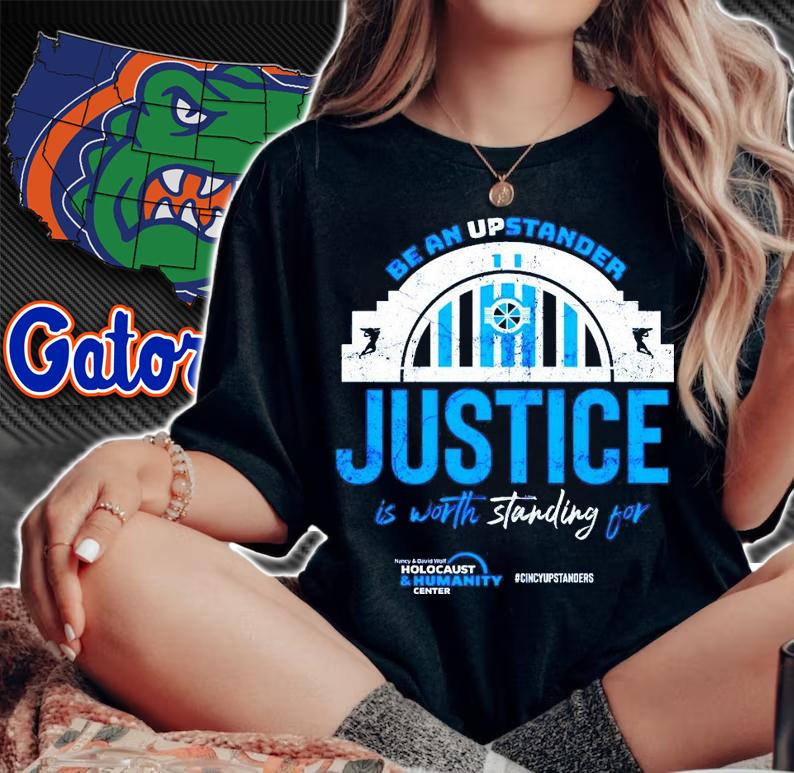 Be an upstander Justice is worth standing for shirt woman shirt