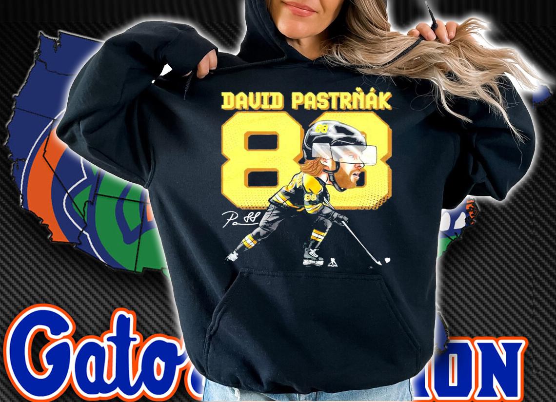 David Pastrnak Boston Hockey signature shirt