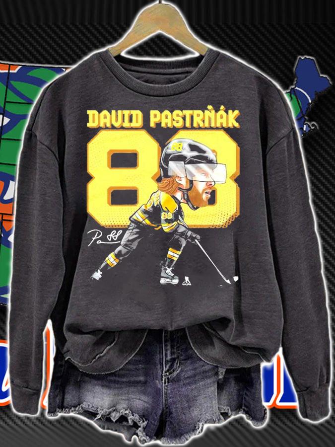 David Pastrnak Boston Hockey signature shirt