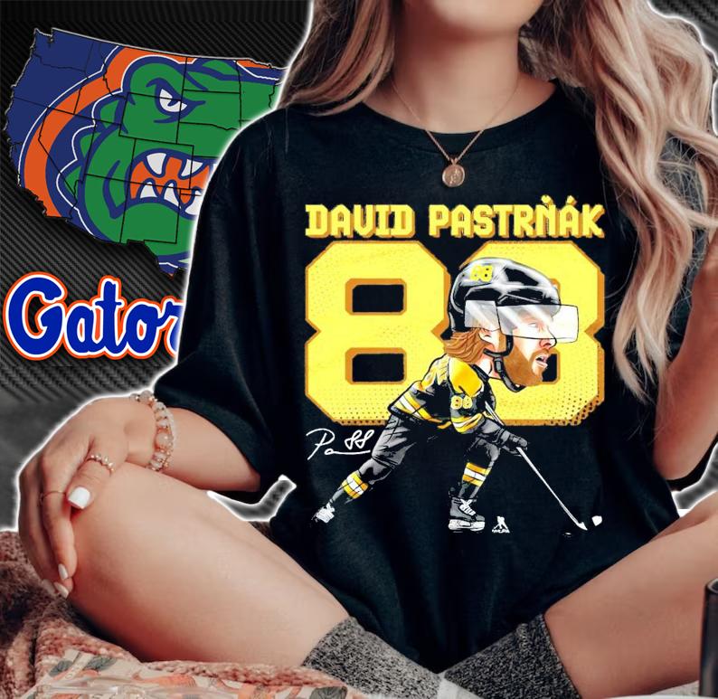 David Pastrnak Boston Hockey signature shirt