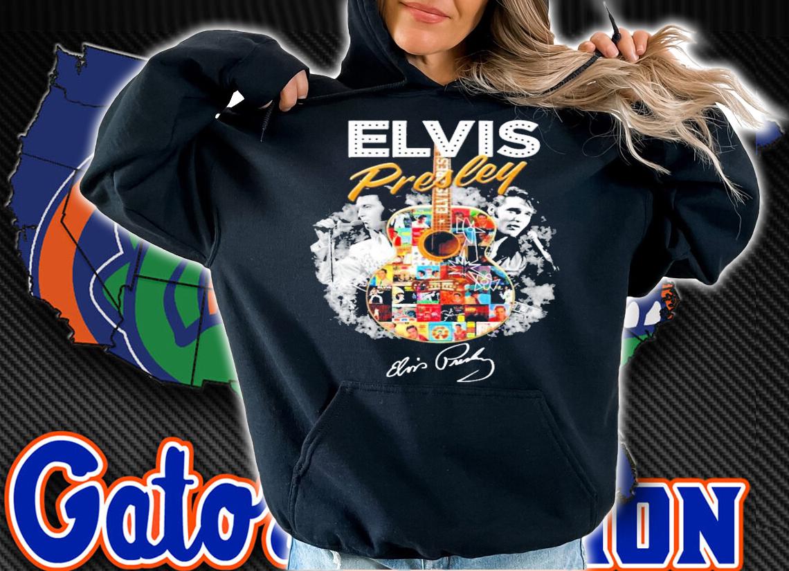 Elvis presley signatures shirt hoodie