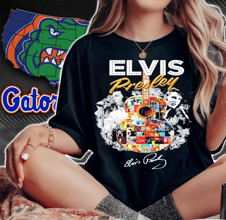 Elvis presley signatures shirt woman shirt