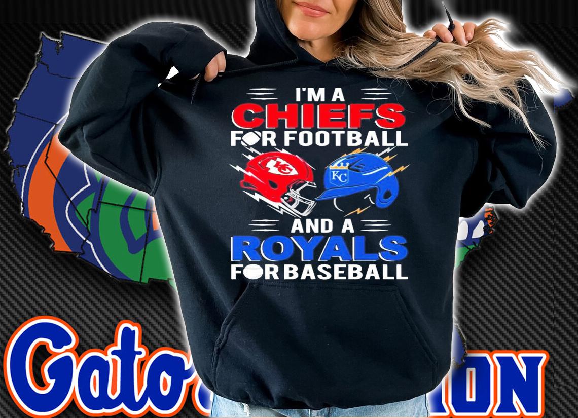I'm a Chiefs for football and a Royal for baseball shirt