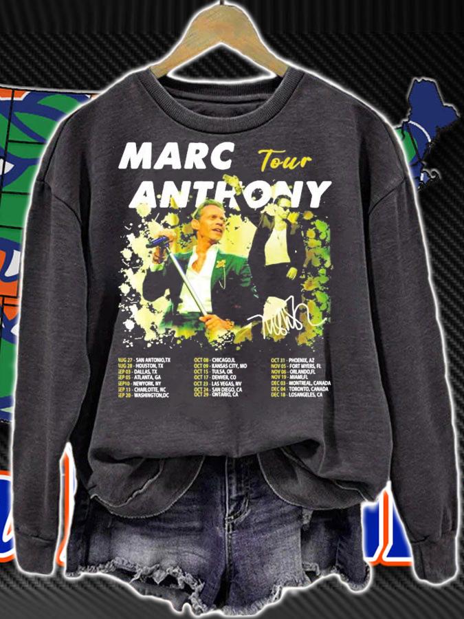 Marc tour anthony signature shirt sweatshirt