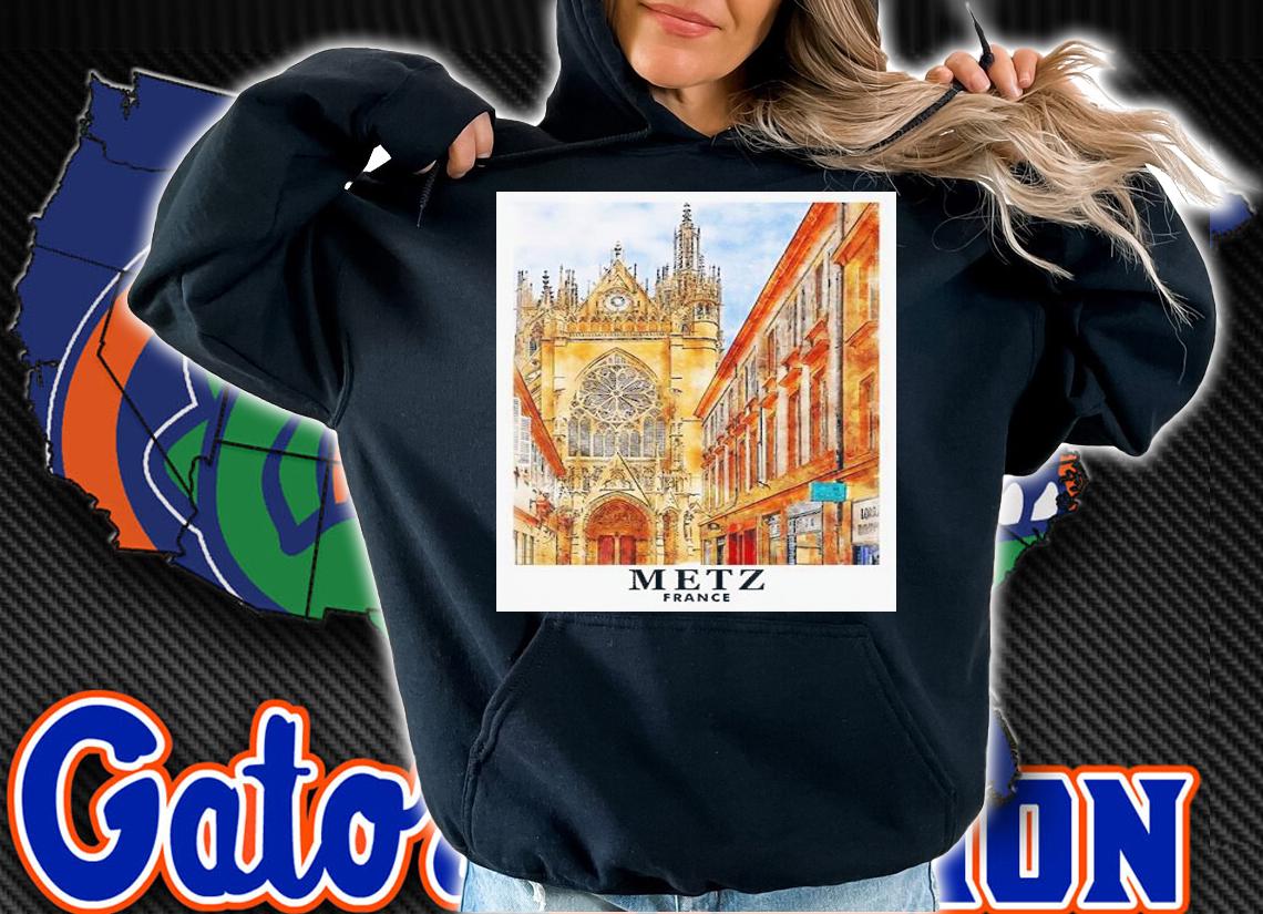 Metz France Travel Art Painting shirt