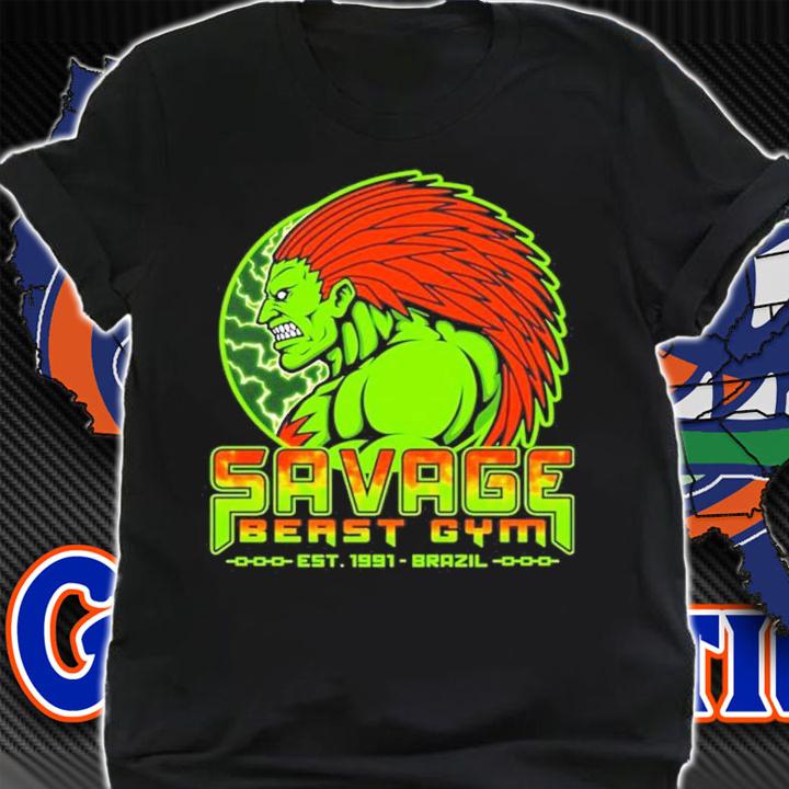 Savage Beast Gym EST 1991 Brazil Shirt shirt