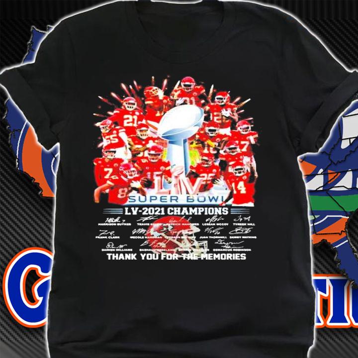 Super Bowl LIV 2021 Champions thank you for the memories shirt shirt