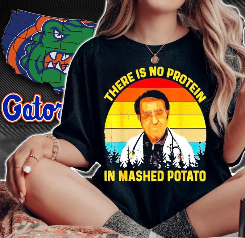 There is no protein in Mashed Potato Dr Younan vintage shirt-standard-scale-4_00x woman shirt