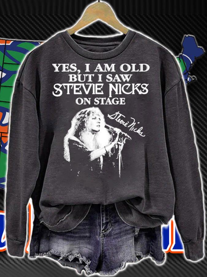Yes I am old but I saw Stevie Nicks on stage signature shirt