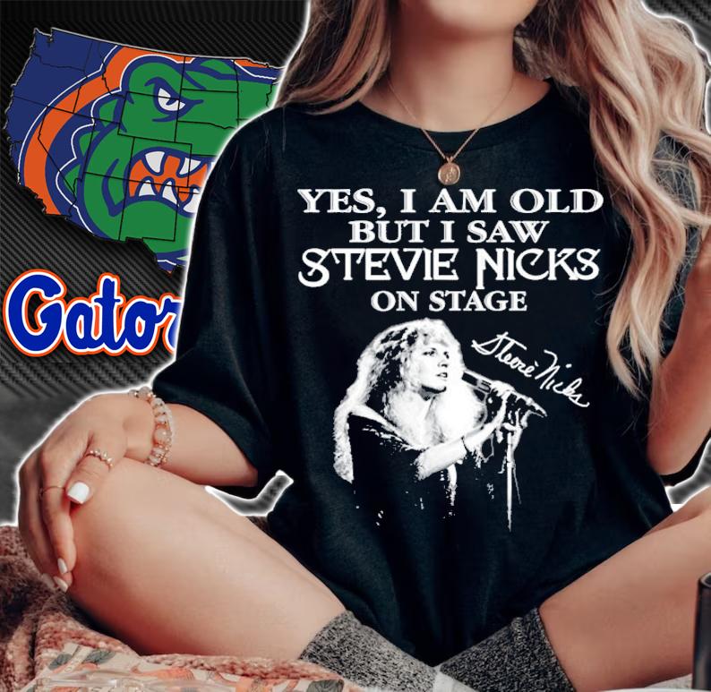 Yes I am old but I saw Stevie Nicks on stage signature shirt