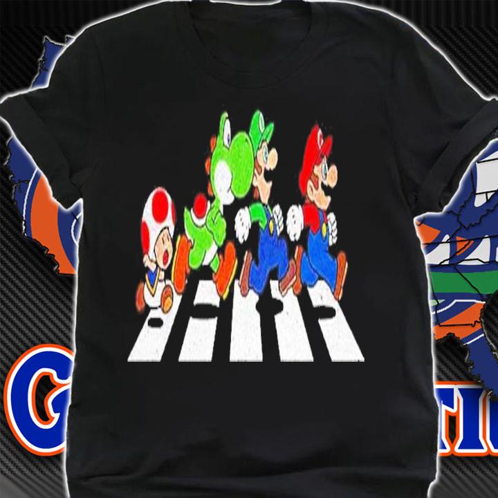 Abbey Road Super Mario Bros shirt