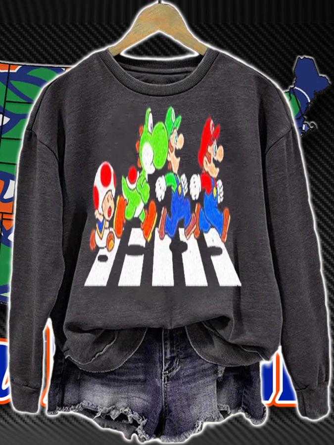 Abbey Road Super Mario Bros shirt