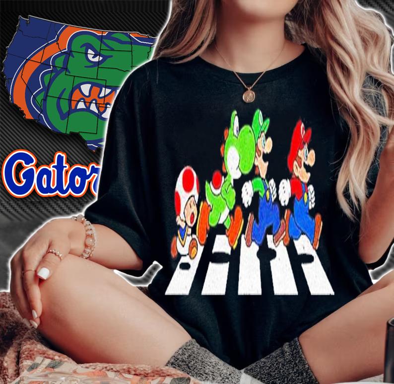 Abbey Road Super Mario Bros shirt