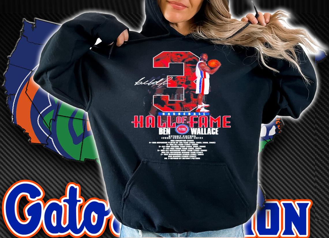 Basketball Hall of Fame Ben Wallace signature shirt hoodie