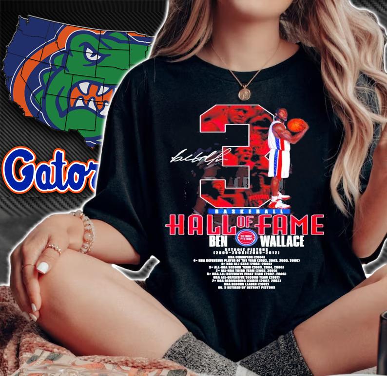 Basketball Hall of Fame Ben Wallace signature shirt woman shirt