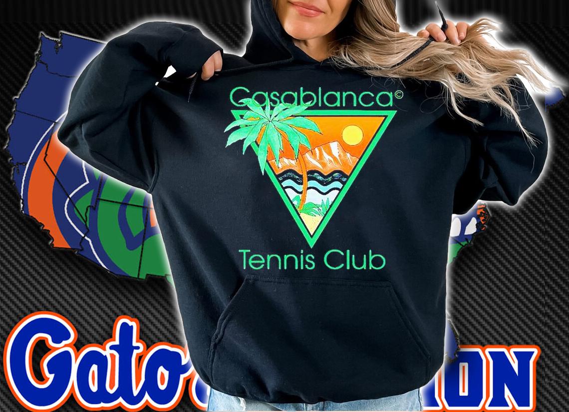 Casablanca Tennis Club shirt hoodie