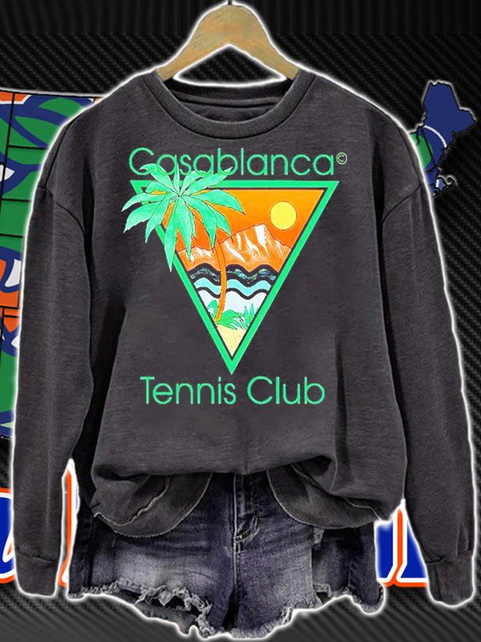 Casablanca Tennis Club shirt sweatshirt