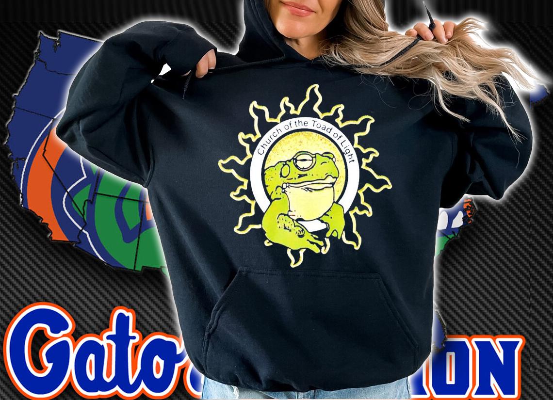 Church of the toad of light t-shirt hoodie