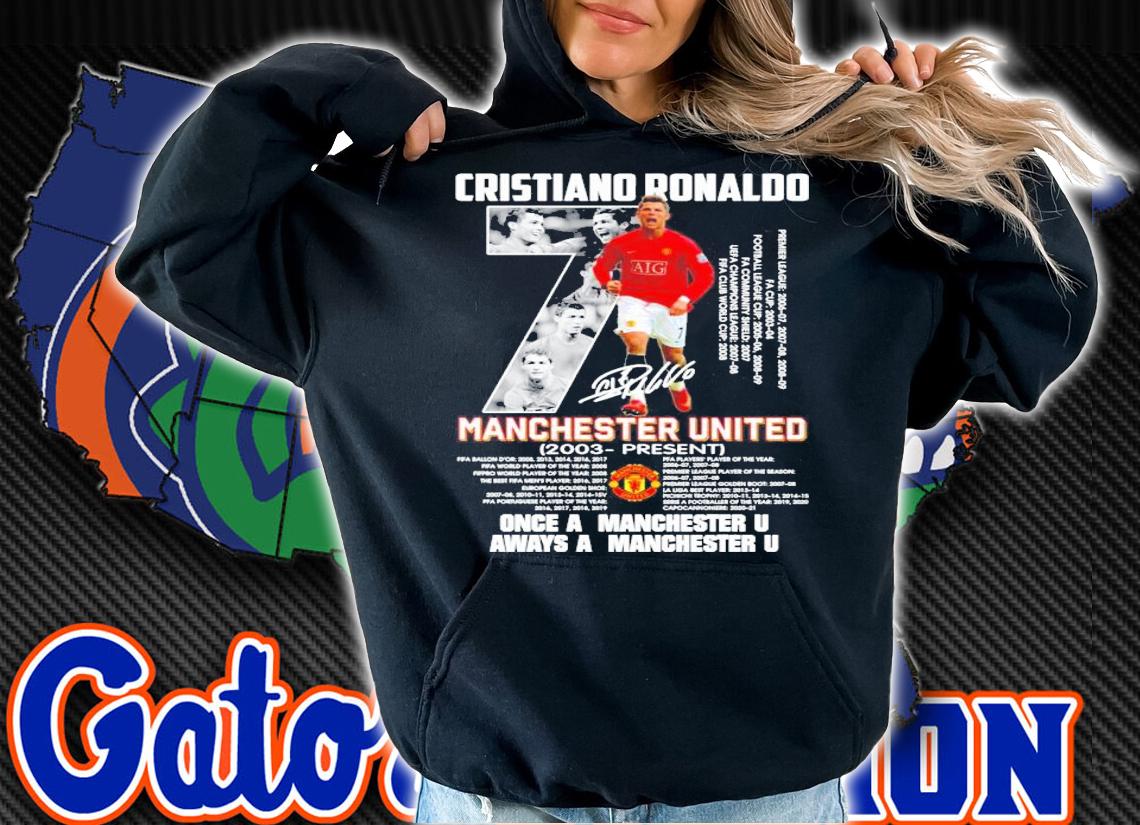 Cristiano Ronaldo Manchester United signature shirt