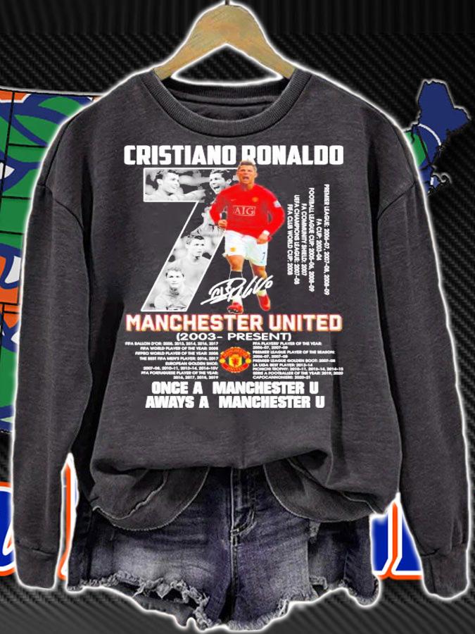 Cristiano Ronaldo Manchester United signature shirt