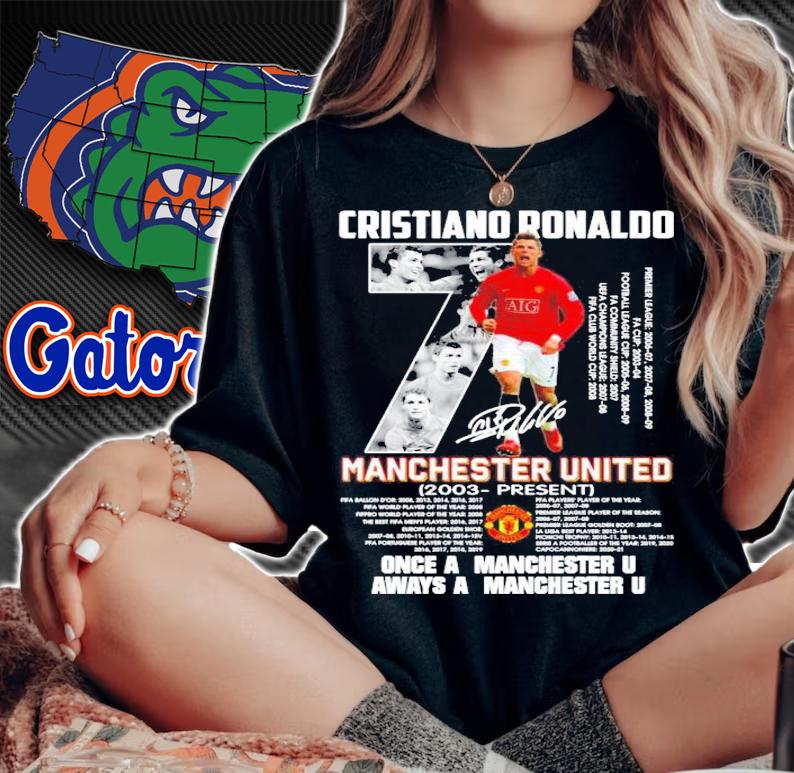 Cristiano Ronaldo Manchester United signature shirt