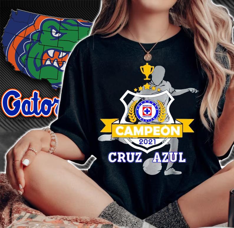 Cruz Azul Campeon 2021 football Mexico shirt woman shirt
