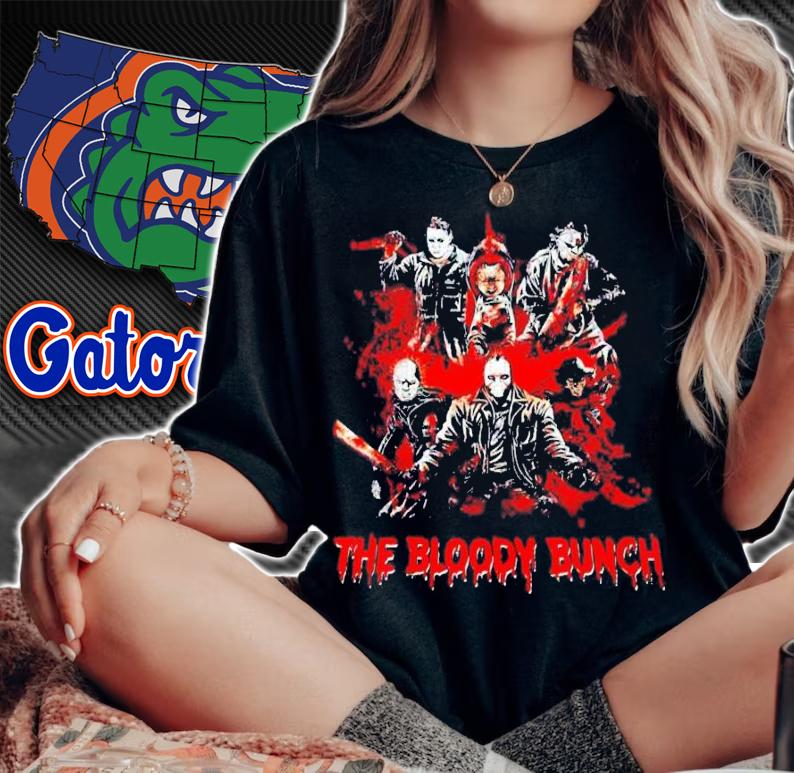 Halloween Horror The Bloody Bunch Shirt woman shirt